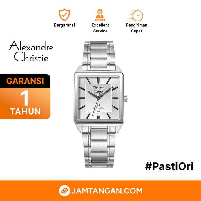 Alexandre Christie AC 1038 MD Tank — Dial Silver