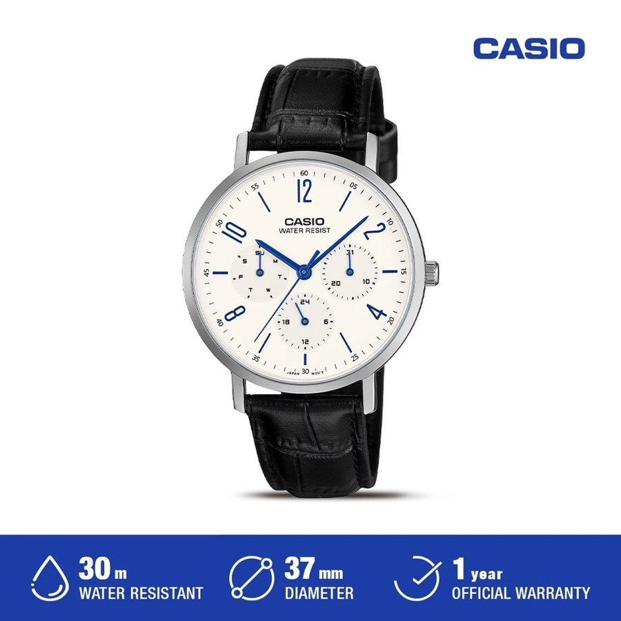 Casio MTP-VT06L-7B — Dial Putih