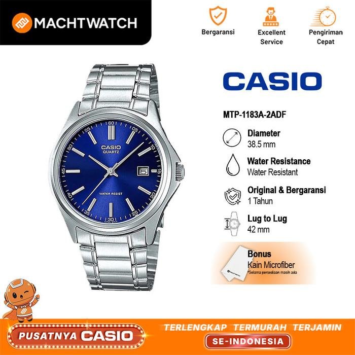 Casio MTP-1183A-2ADF — Dial Biru