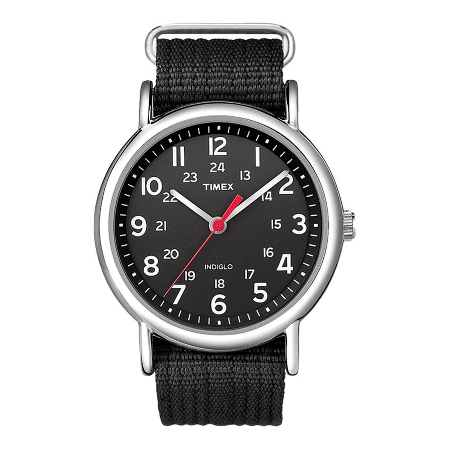 Timex Weekender T2N647 — Dial Hitam