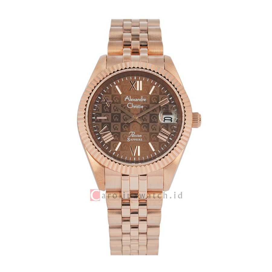 Alexandre Christie Passion AC 5013 Sapphire — Rose Gold